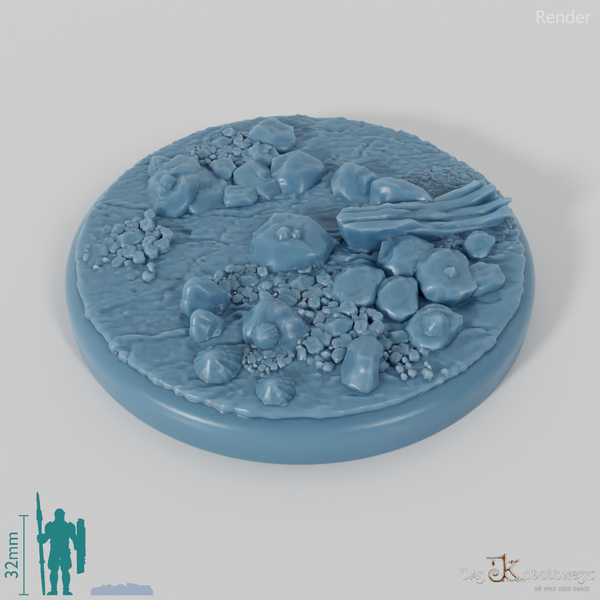 Bases mit Treibholz (Rund)