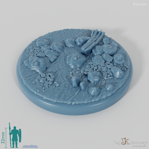 Bases mit Treibholz (Rund)