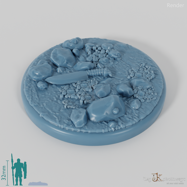 Bases mit Treibholz (Rund)