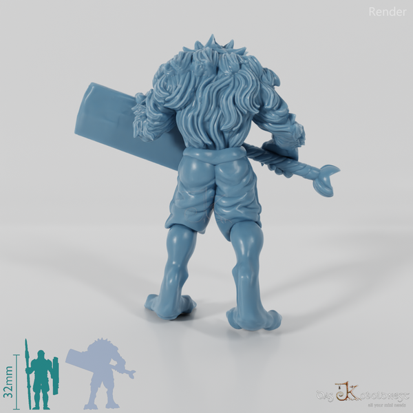 Werwolf mit Schlachterbeil