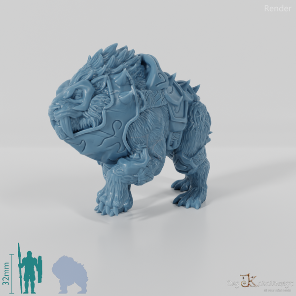 Gerüsteter Säbelzahntiger