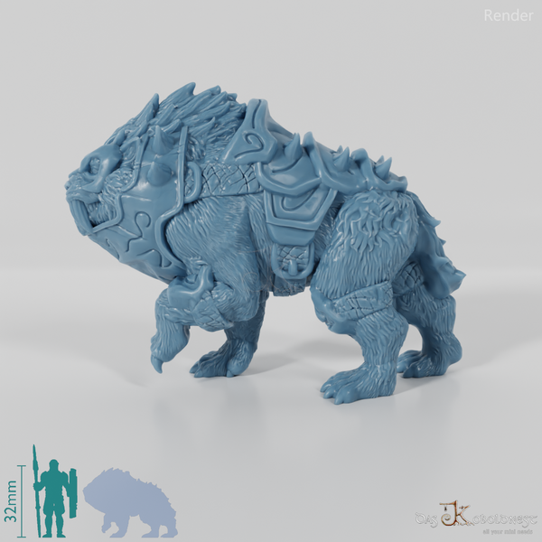 Gerüsteter Säbelzahntiger