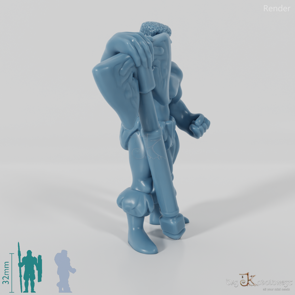 Barbar mit Zweihandaxt