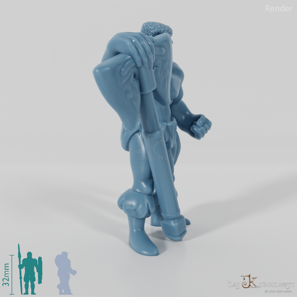 Barbar mit Zweihandaxt