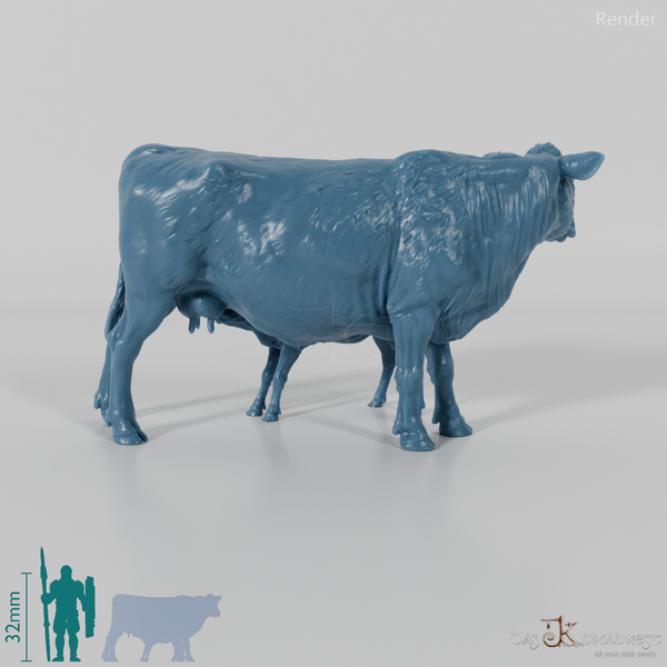 Beef - North Devon Cow with Calf - Suckling