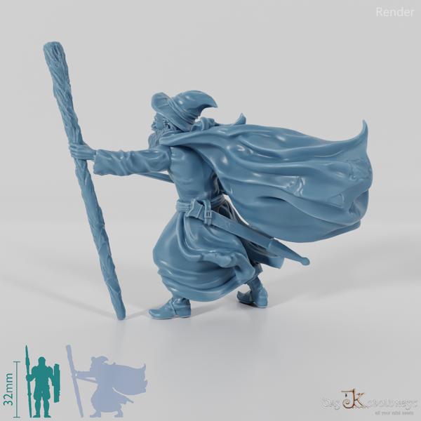 Gollnir, zaubernder Grauer Zauberer