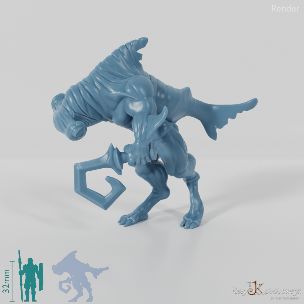 Haivolk mit Klinge (Hammerhai)