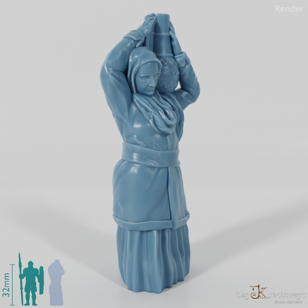 Alte Wasserträgerin