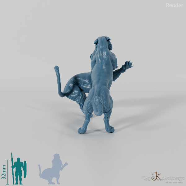 Raubkatze - Königstiger - Kämpfend