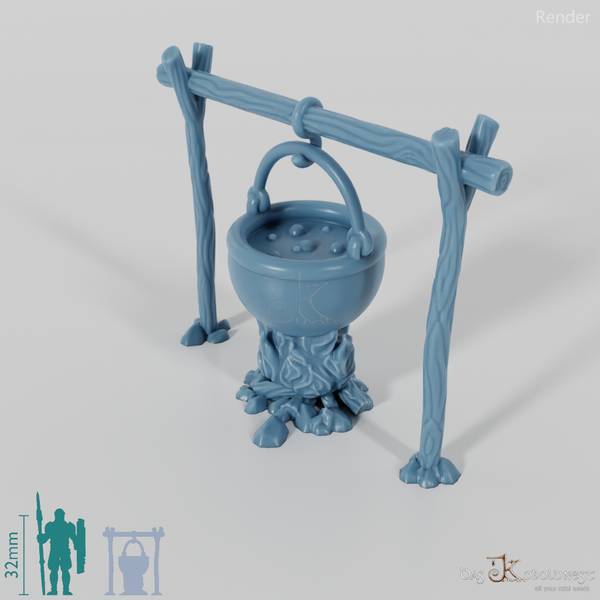 Lagerfeuer - Lagerfeuer mit Kessel 01