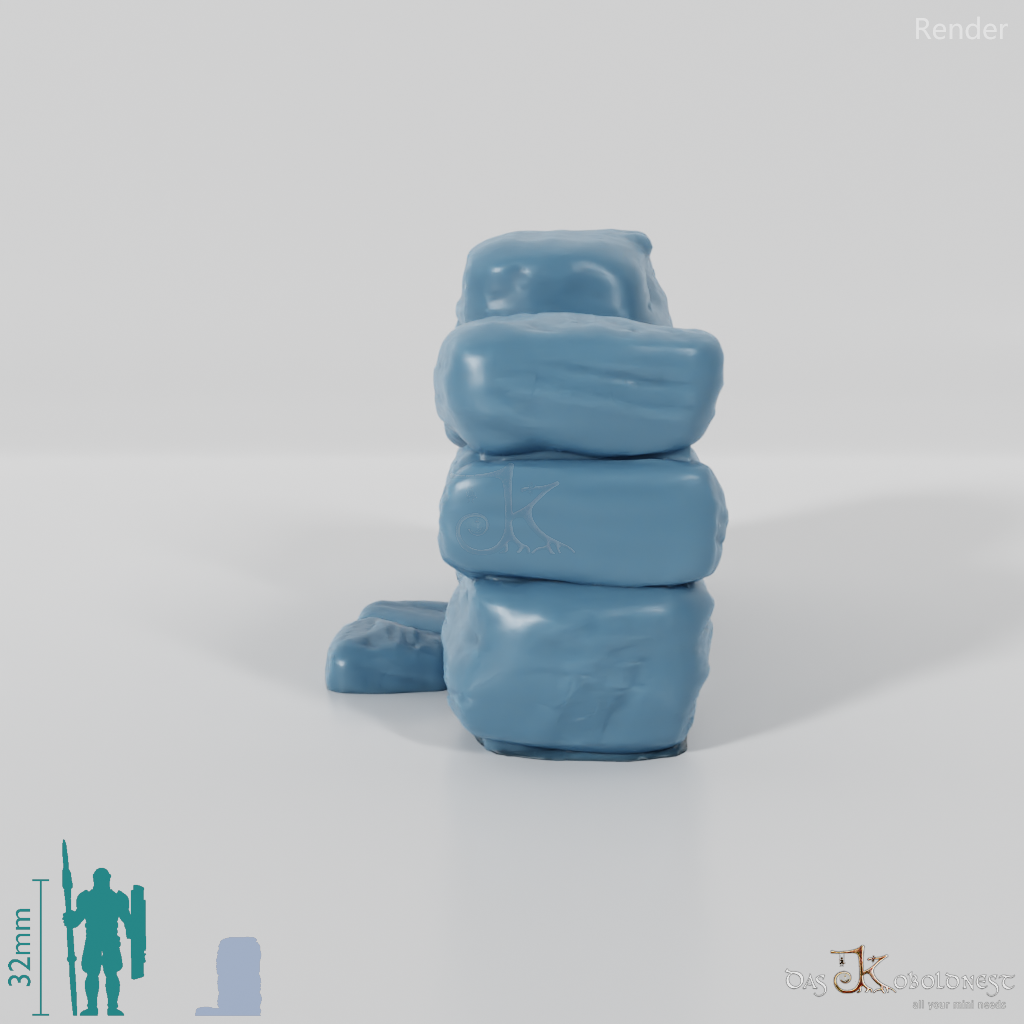 Mauer - Verfallene Natursteinmauer 01