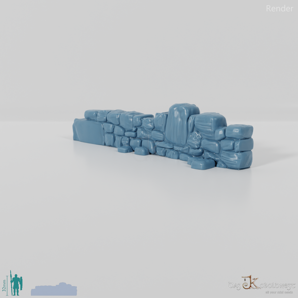 Mauer - Verfallene Natursteinmauer 06