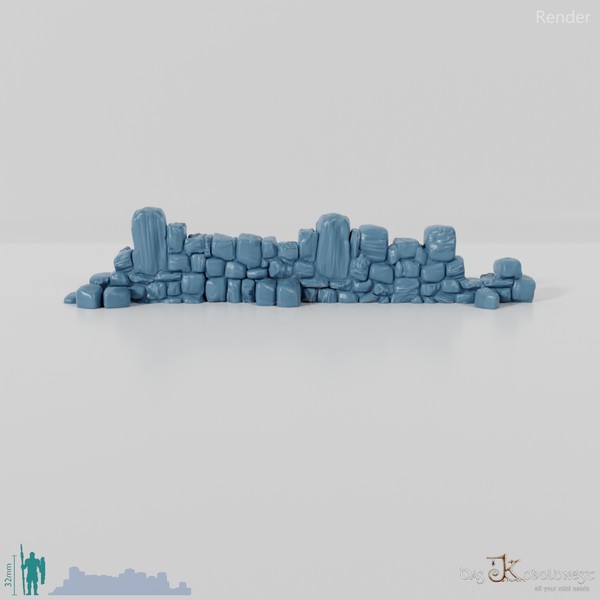 Mauer - Verfallene Natursteinmauer 10