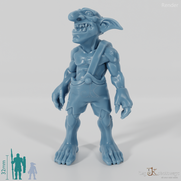 Goblin mit Hosenträger