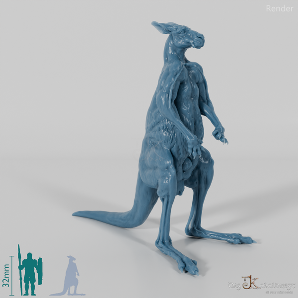 Känguru - Rotes Riesenkänguru - Männchen 01