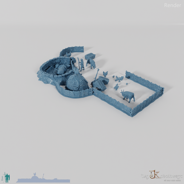 Dioramaset Halbling-Landidylle