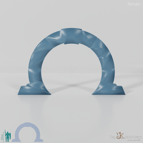 Durchgang - Runder Torbogen 01