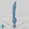 Coarse one-handed saber
