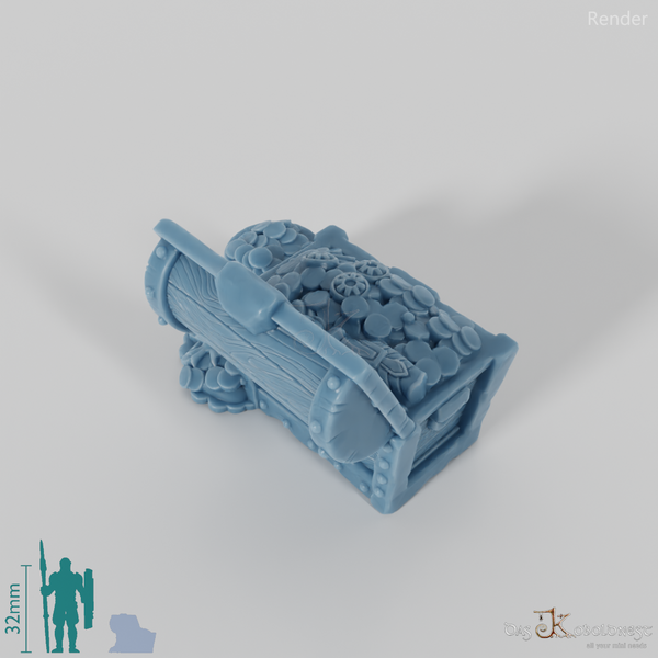 Truhe - Gefüllte Schatztruhe