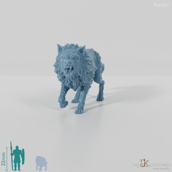 Wolf - Vernarbter Waldwolf