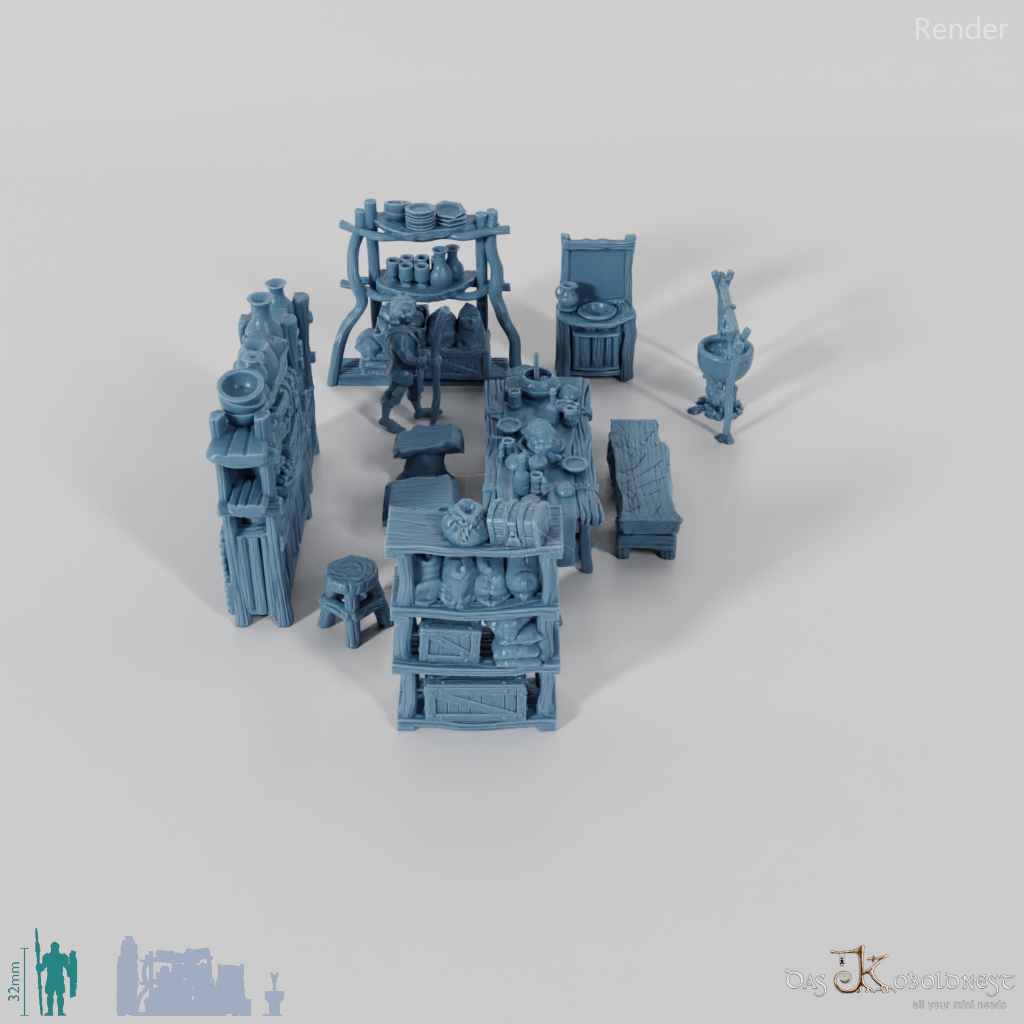 Dioramaset Zweites Halblingfrühstück