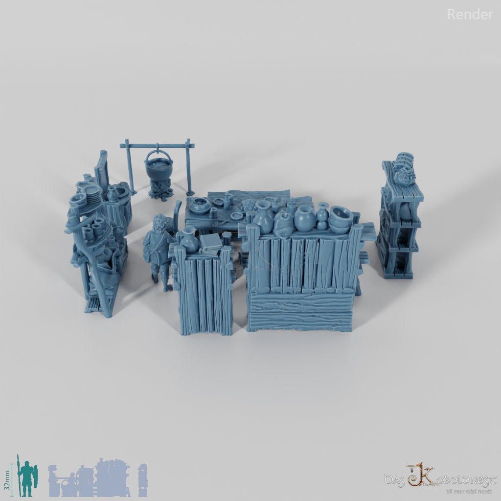 Dioramaset Zweites Halblingfrühstück