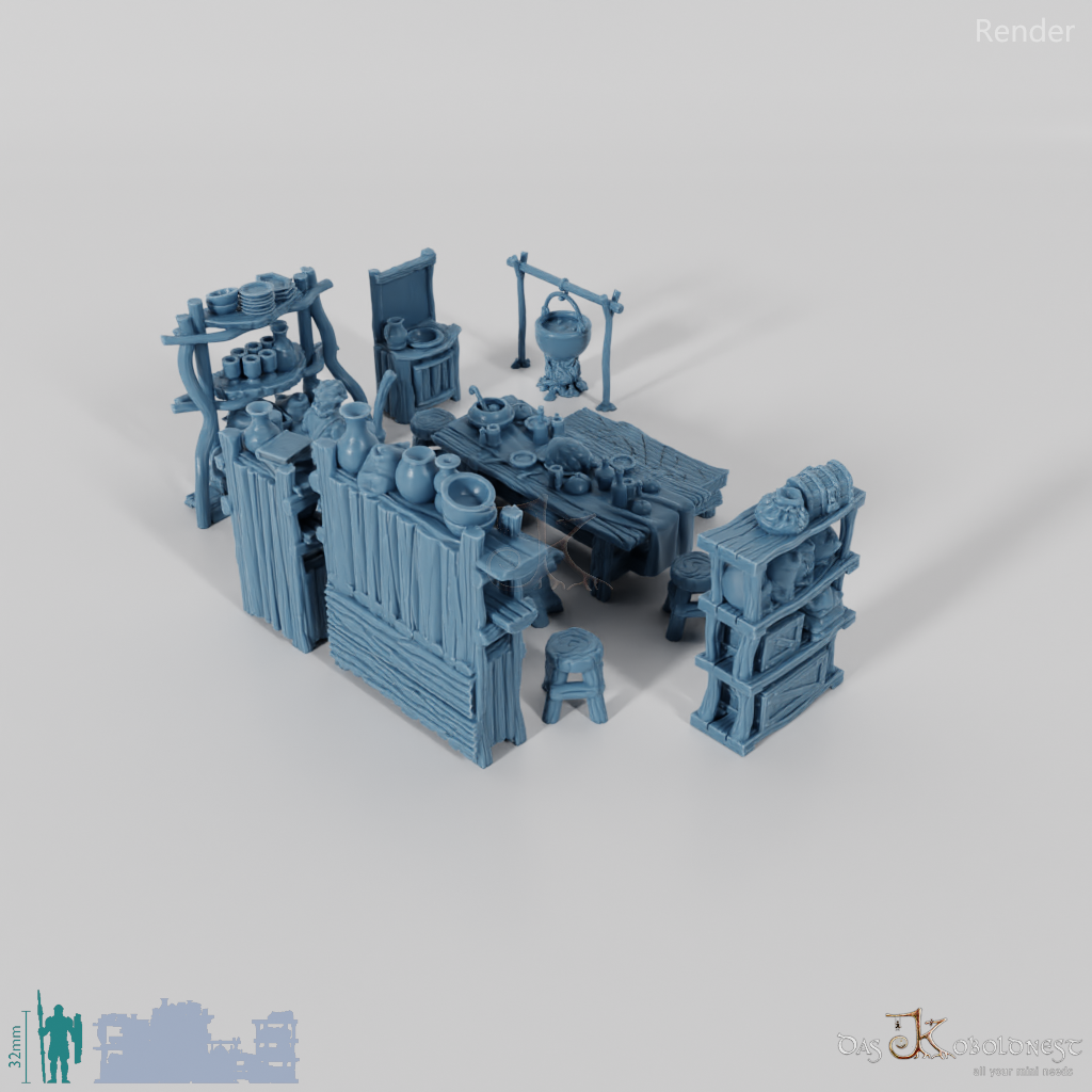 Dioramaset Zweites Halblingfrühstück