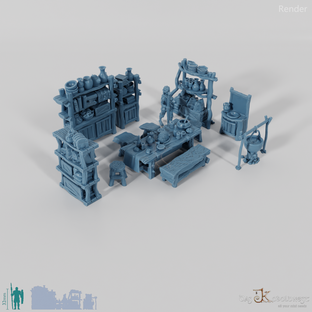 Dioramaset Zweites Halblingfrühstück