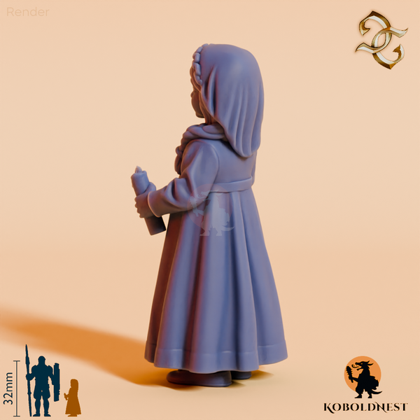 Abigail, Kleines Mädchen mit Kerze