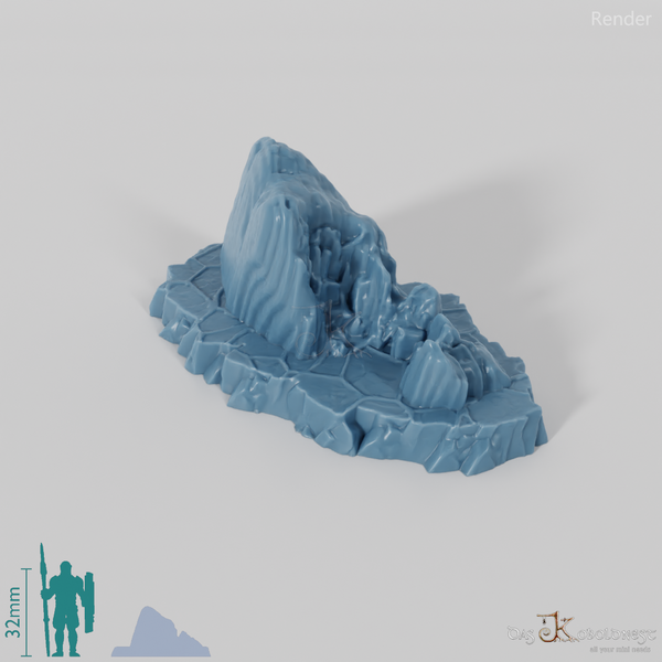 Säurezerfressene Felsbrocken