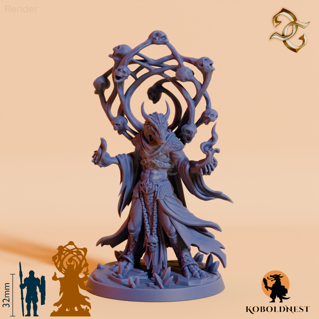 Aethrys Embermind, Drachenvolk-Nekromant