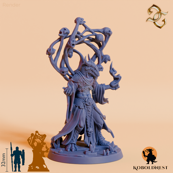 Aethrys Embermind, Drachenvolk-Nekromant