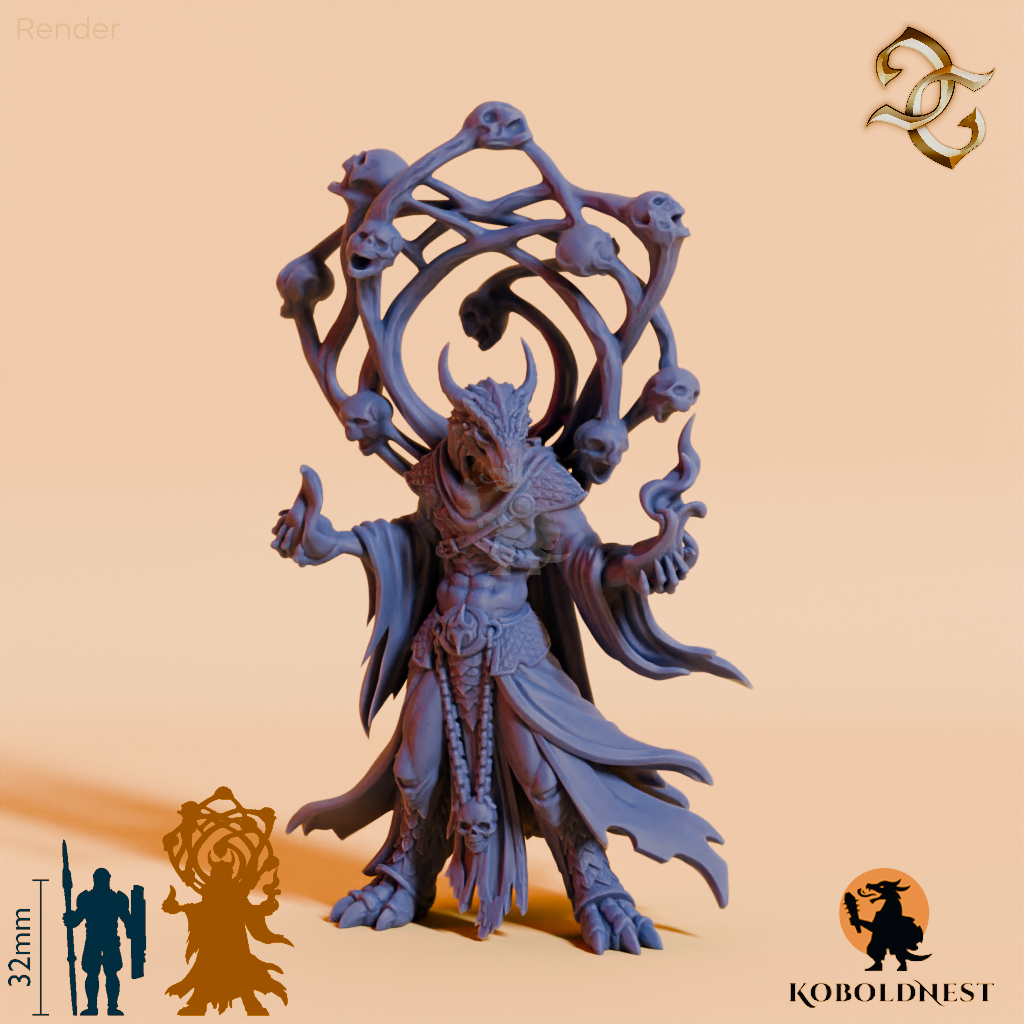 Aethrys Embermind, Drachenvolk-Nekromant