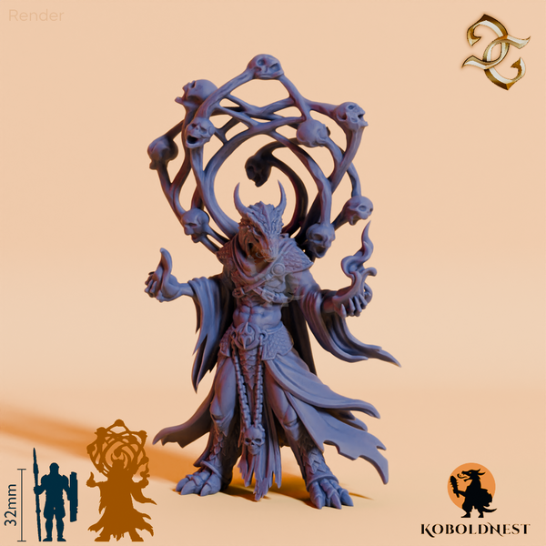 Aethrys Embermind, Drachenvolk-Nekromant