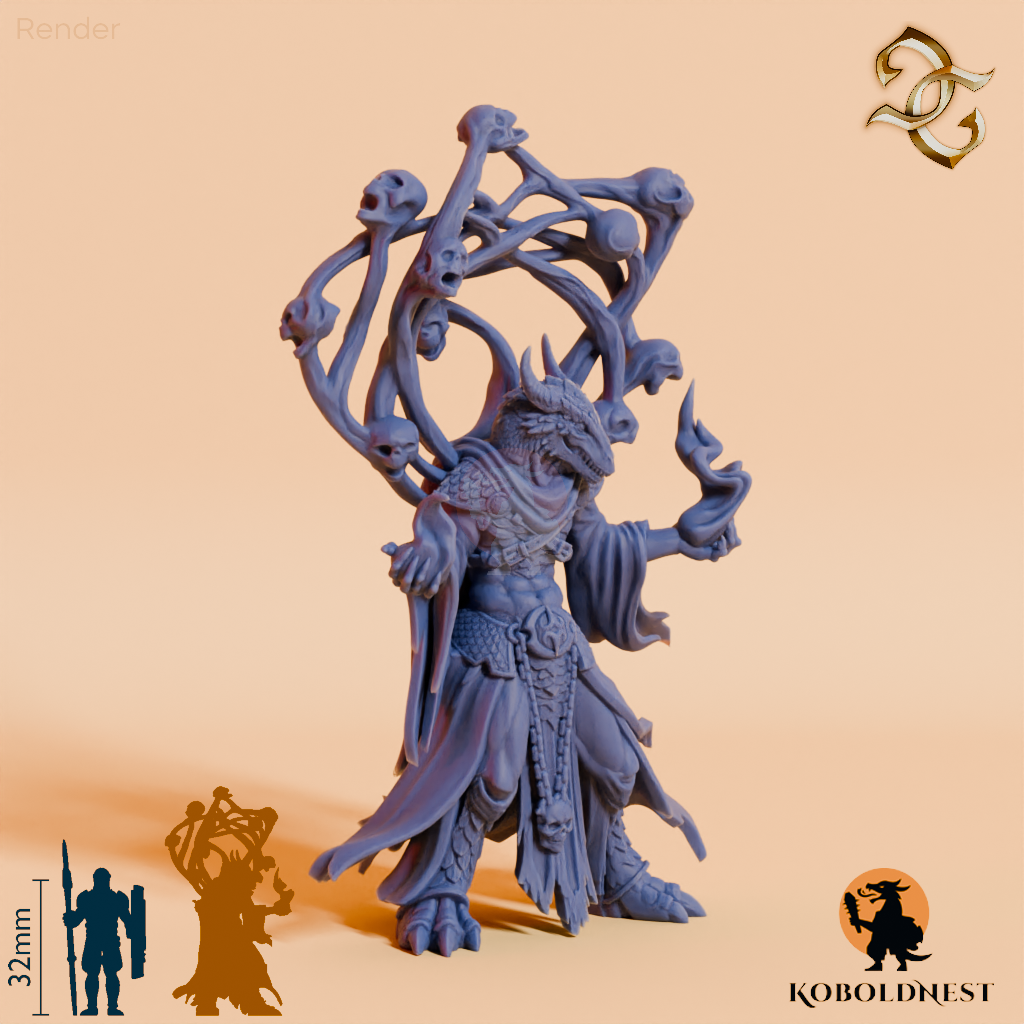 Aethrys Embermind, Drachenvolk-Nekromant