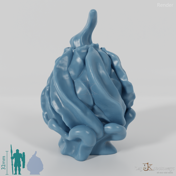 Runde organische Masse