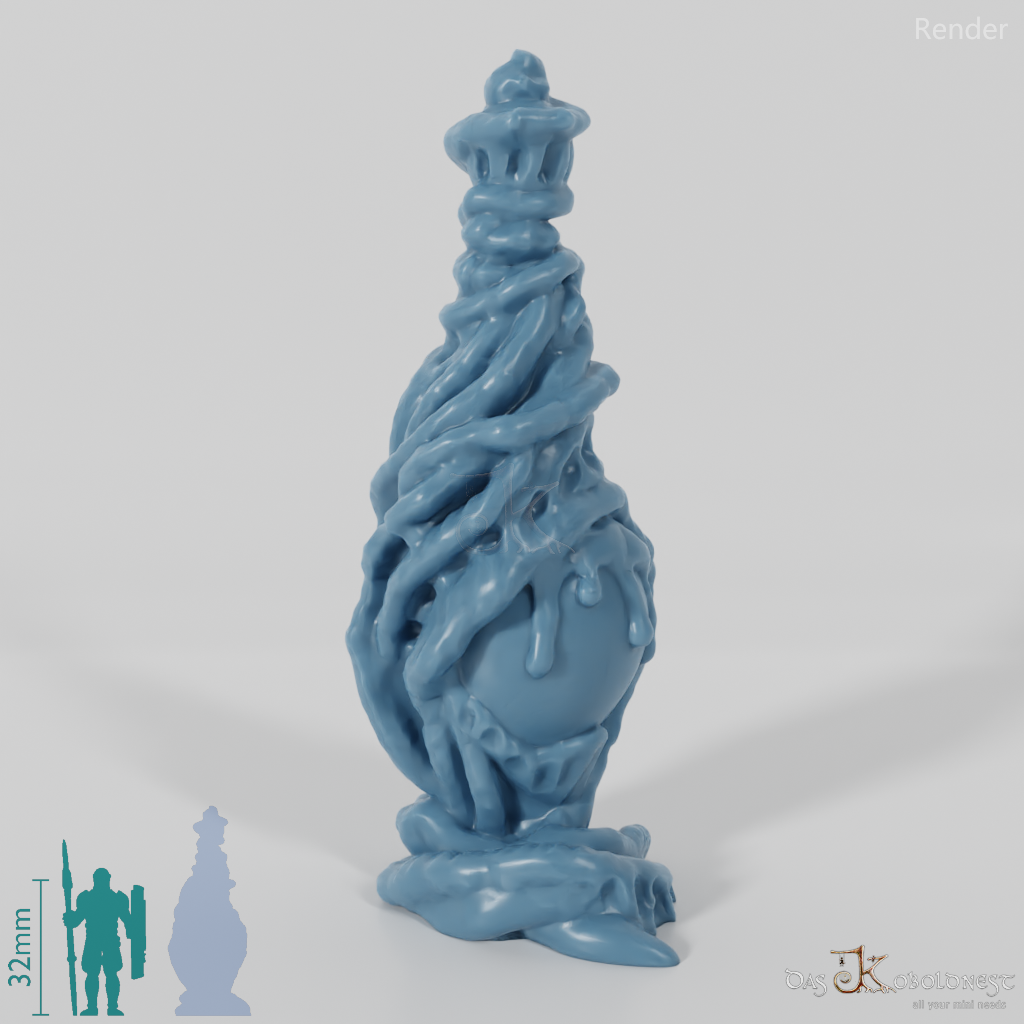 Säulenförmige organische Masse