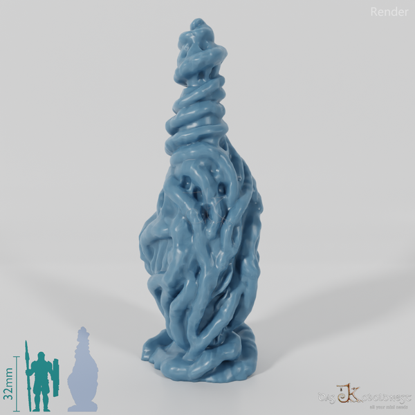 Säulenförmige organische Masse