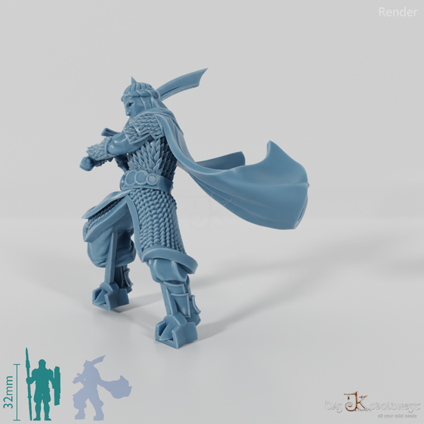 Ostmensch - Arash, Emir der Krummsäbel - Reitpose