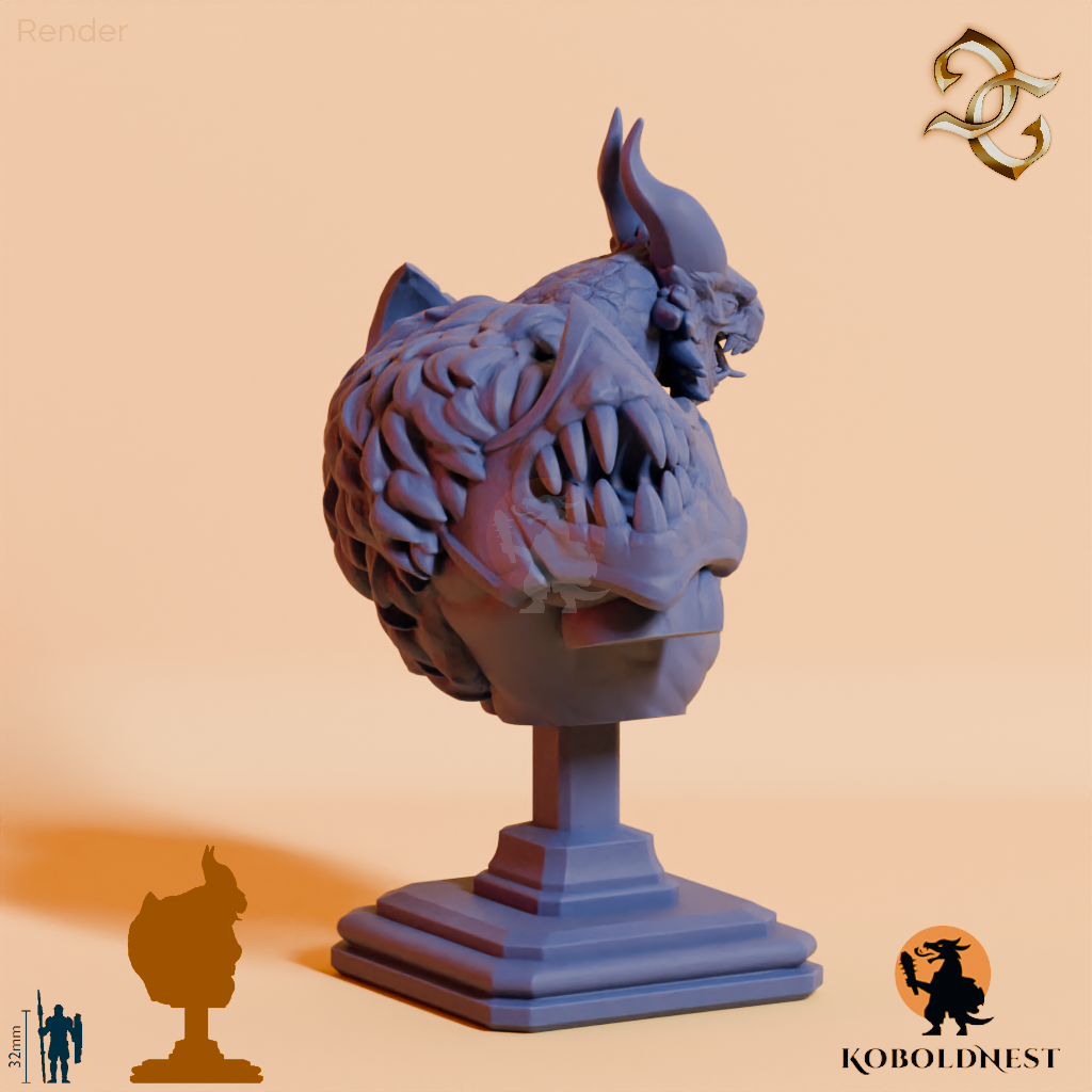 Büste - Ard'Grag, Captain der Echsenkavallerie