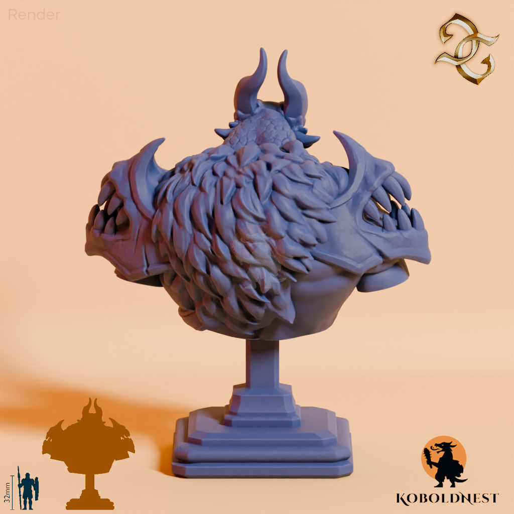 Büste - Ard'Grag, Captain der Echsenkavallerie