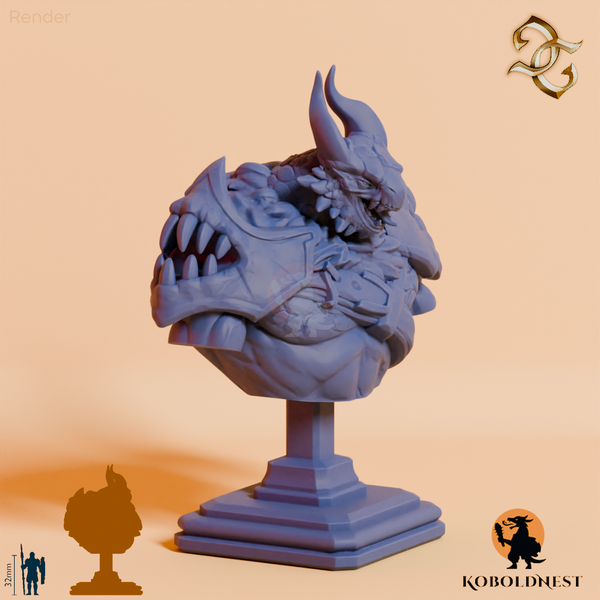 Büste - Ard'Grag, Captain der Echsenkavallerie