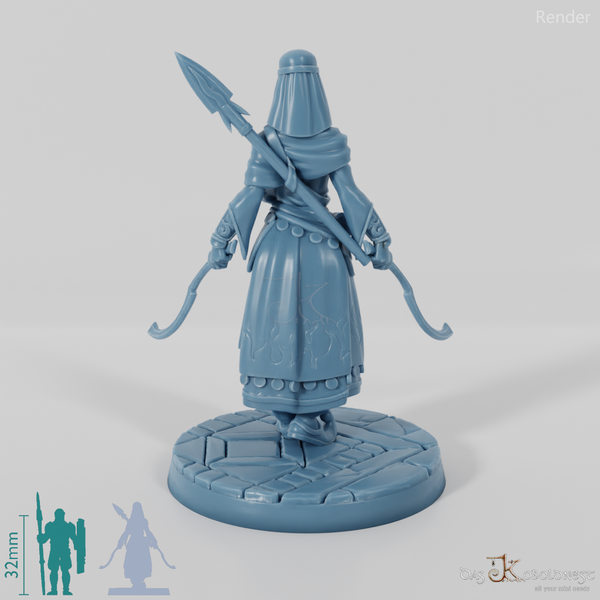 Azra der Wind, Menschen-Assassine mit Schwertern