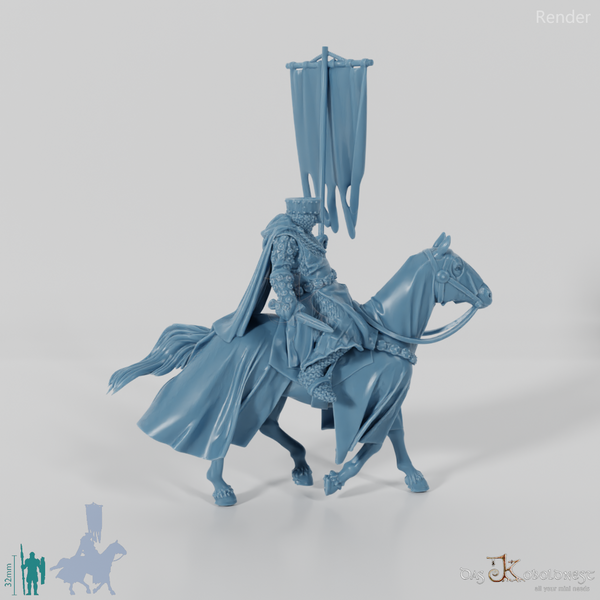 Ritter - Berittener Bannerträger 01