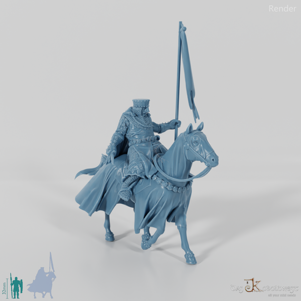 Ritter - Berittener Bannerträger 01