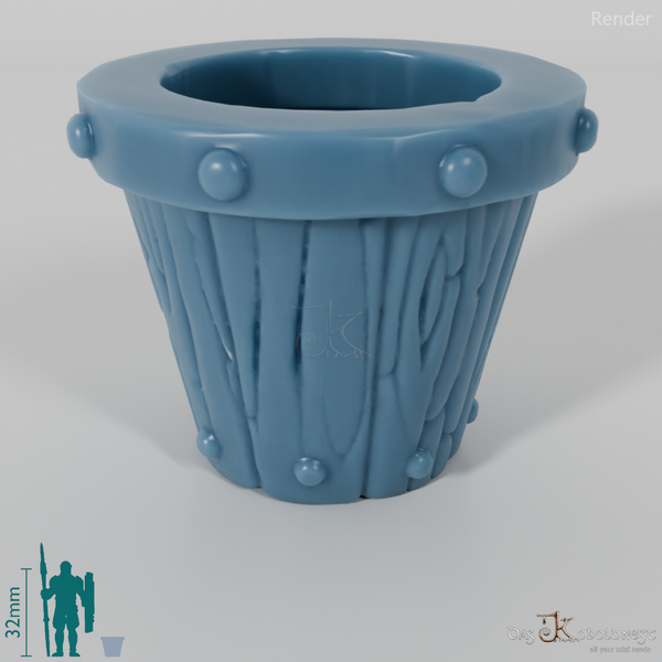 Friseursalon - Waschwassereimer