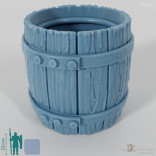 Räucherfisch und Fässer