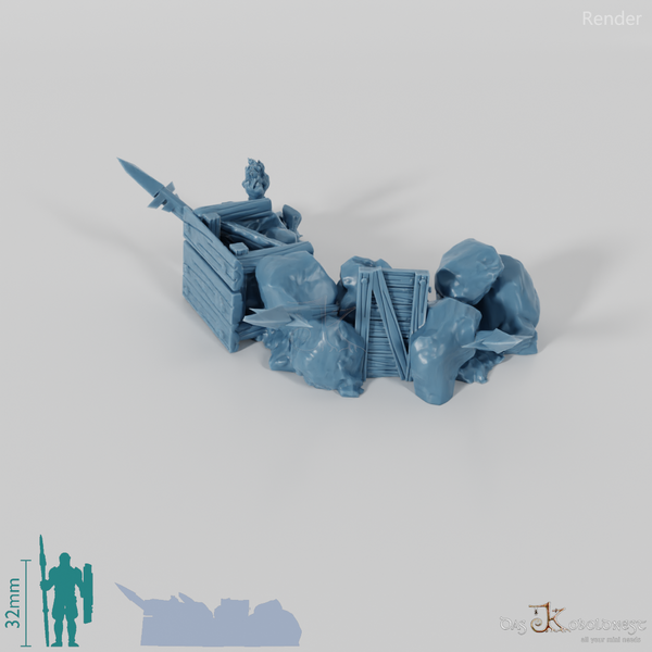 Barrikade - Improvisierte Barrikade 02