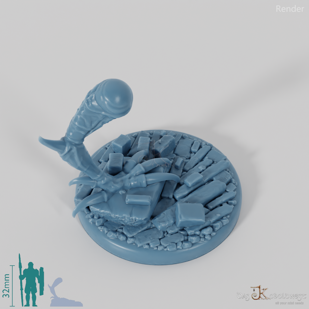 Goblin-Trollhundbein (Links) mit Base 3