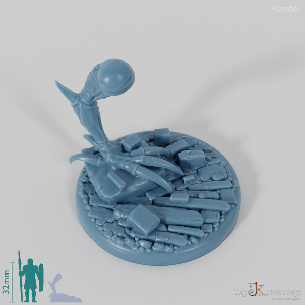 Goblin-Trollhundbein (Links) mit Base 3